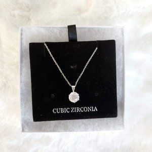 Giani Bernini NWT Cubic Zirconia Silver Necklace